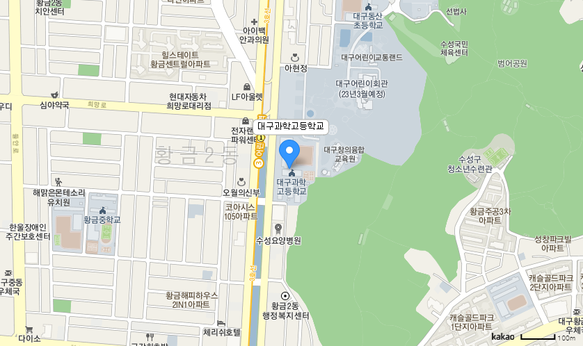 학교 찾아오시는 길 지도